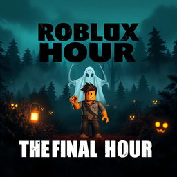An eye-catching cover for the YouTube video titled 'Roblox Animated Horror Movie - THE FINAL HOUR'