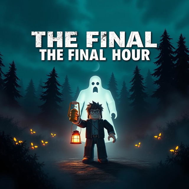 An eye-catching cover for the YouTube video titled 'Roblox Animated Horror Movie - THE FINAL HOUR'