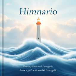 A beautifully designed cover for a hymn book titled 'Himnario'