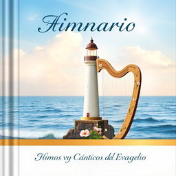A beautifully designed cover for a hymn book titled 'Himnario'