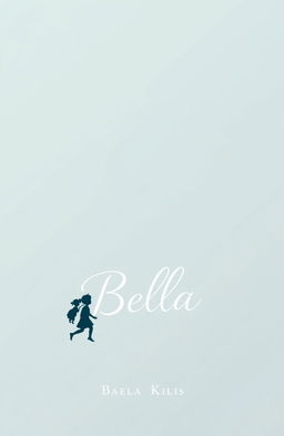 A book cover design featuring a soft, muted color palette of pastel blues and greens