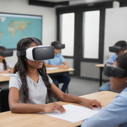 Create an innovative online platform for remote learning using virtual reality