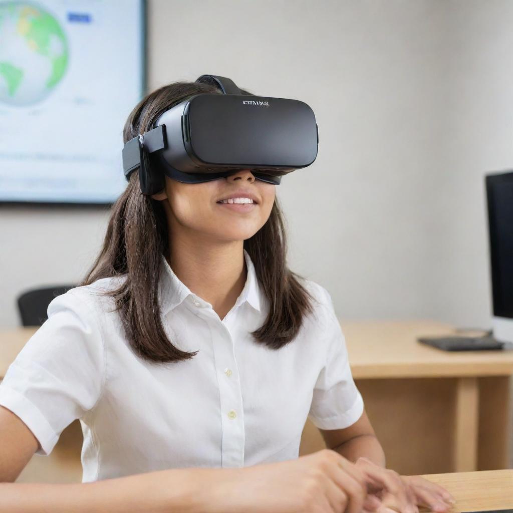 Create an innovative online platform for remote learning using virtual reality