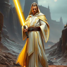 A Star Wars Jedi Sentinel standing confidently in a dynamic pose