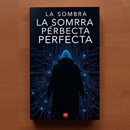 A captivating book cover for the novel 'La Sombra Perfecta'