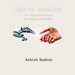 A striking book cover design showcasing two hands reaching toward each other from opposite sides