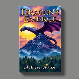 A striking book cover design for a fantasy novel