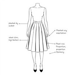 A clean and elegant silhouette of a round body shape, showcasing broad shoulders and slim hips with no defined waist