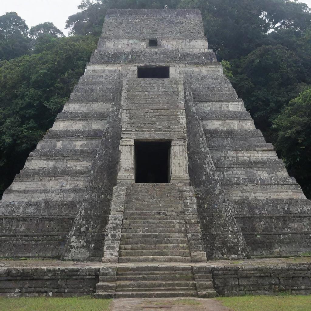 Glifo maya con el nombre TIKAL