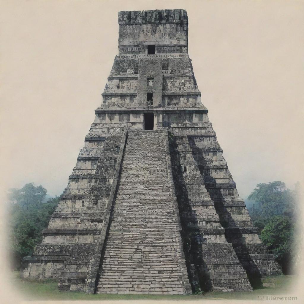 Glifo maya con el nombre TIKAL