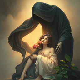 An evocative representation of Life, Love, and Death personified