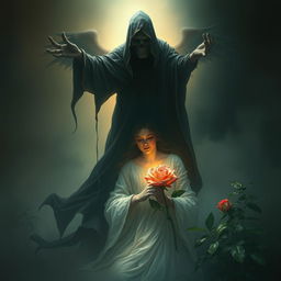 An evocative representation of Life, Love, and Death personified
