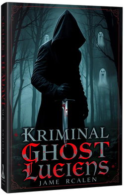 A captivating book cover featuring a dark fantasy detective theme set in a medieval kingdom