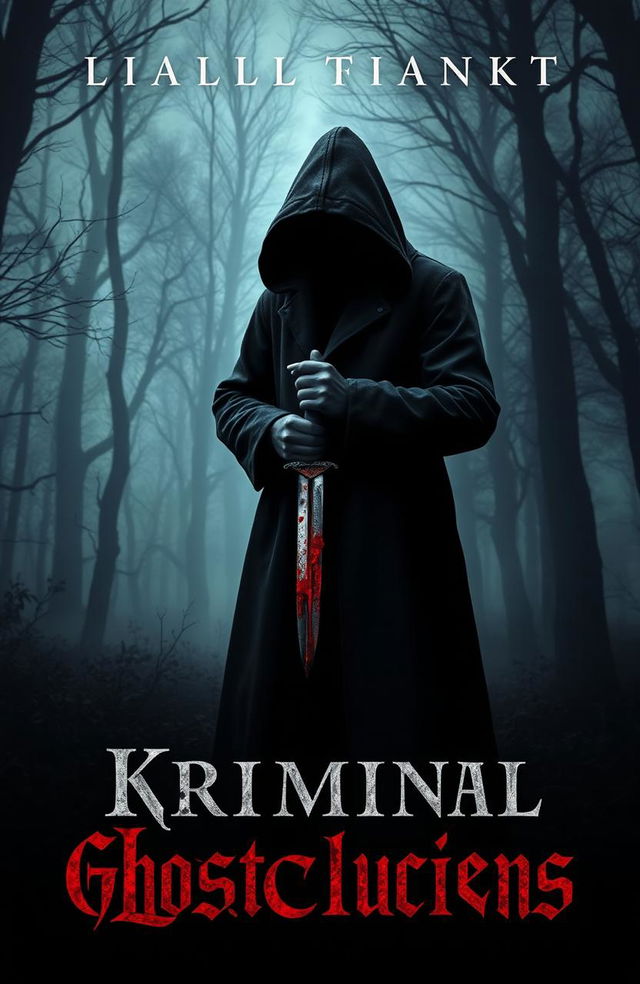 A captivating book cover featuring a dark fantasy detective theme set in a medieval kingdom