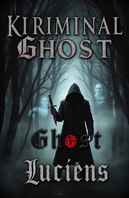 A captivating book cover featuring a dark fantasy detective theme set in a medieval kingdom