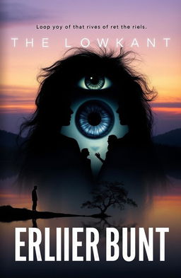 A striking book cover featuring a large eye at the center, encapsulated within the silhouettes of three women