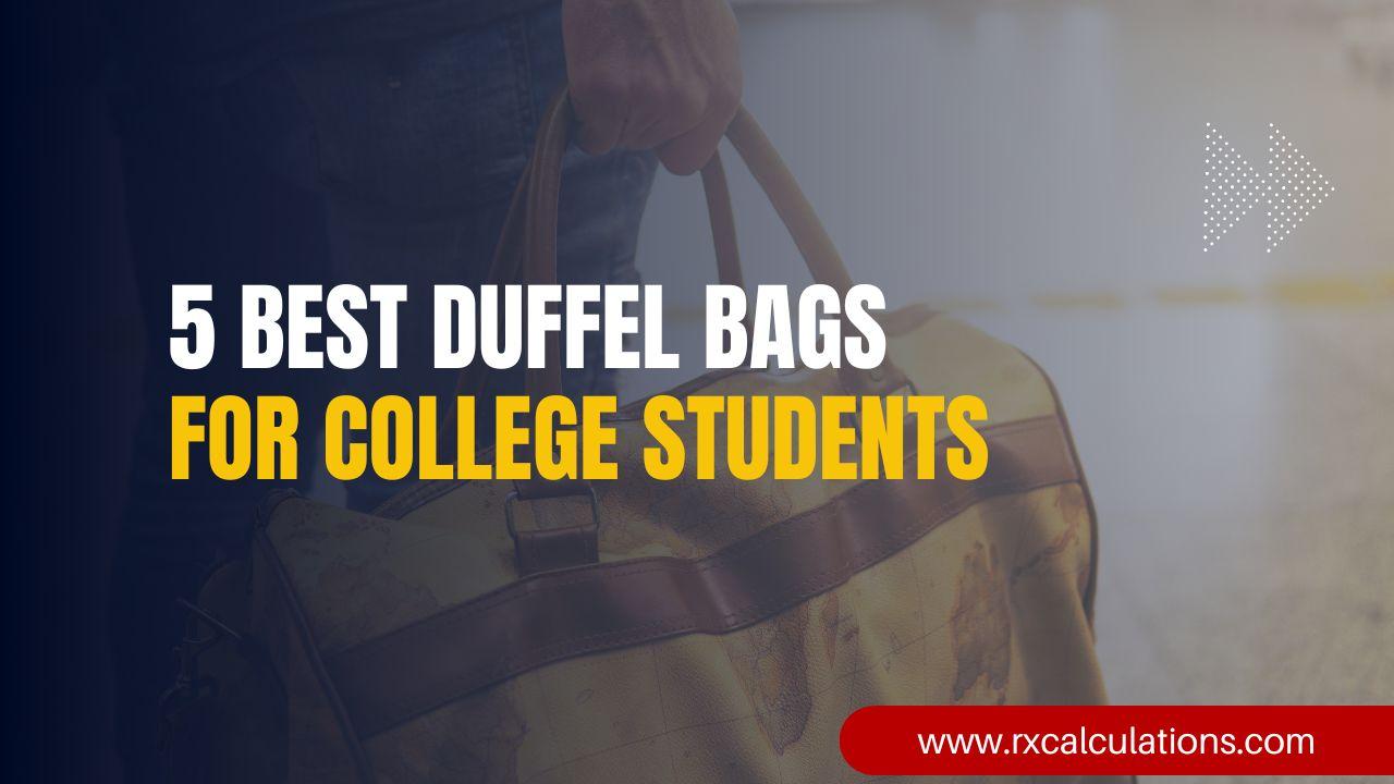 Finding the perfect duffel bag for college can be a challenge. Answer these fun questions to discover the bag that matches your unique style and needs!