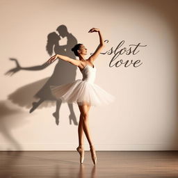 A ballerina dancing solo with grace and poise, her movements embodying elegance and emotion