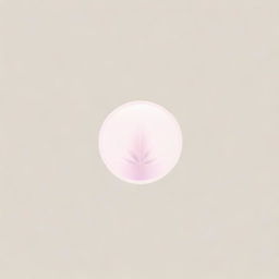 A stylish, minimalistically designed logo for an aromatherapist, graphically depicted using soft pink and purple shades, made specifically for an oligarchic audience