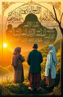 A captivating visual representation of Nusantara Hadith thought, blending classical and modern elements