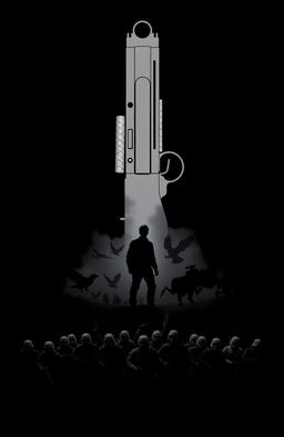 A striking book cover design featuring a solid black background