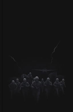A striking book cover with a solid black background