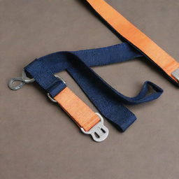 A sturdy and reliable tie-down strap with strong hooks at each end