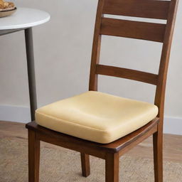 A standalone, ultra-comfortable foam dining chair cushion