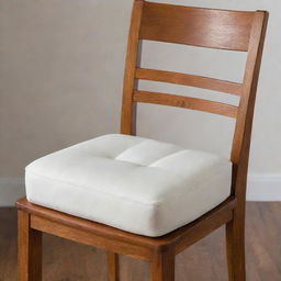 A standalone, ultra-comfortable foam dining chair cushion