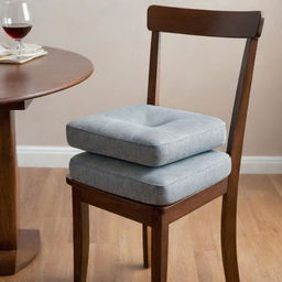 A standalone, ultra-comfortable foam dining chair cushion