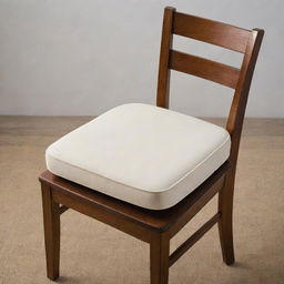 A thin and flat foam dining chair cushion