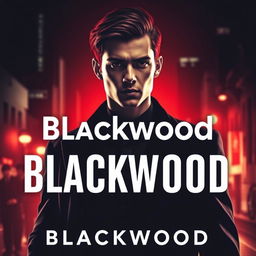 A captivating image styled as a spy thriller, showcasing a young man as the central character with a strong, enigmatic presence reflecting his role as a spy