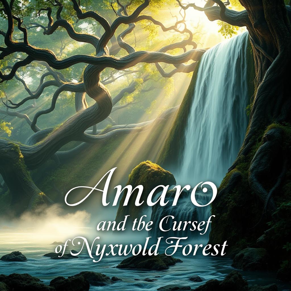 A captivating image representing 'Amaro and the Curse of Nyxwold Forest'