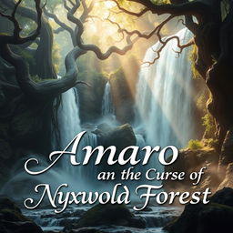 A captivating image representing 'Amaro and the Curse of Nyxwold Forest'