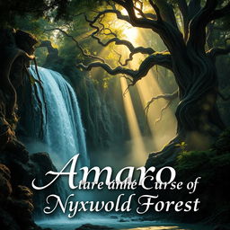 A captivating image representing 'Amaro and the Curse of Nyxwold Forest'