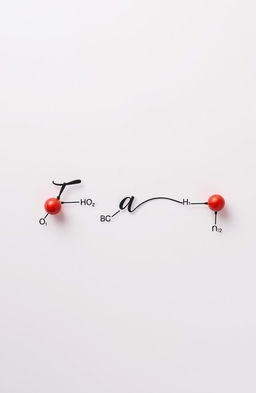 A detailed and visually striking representation of a chemical formula layout