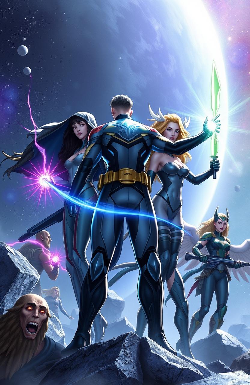 In a world where shadows of danger loom both on Earth and beyond the stars, a team of superheroes known as the Resolute Vanguard arises
