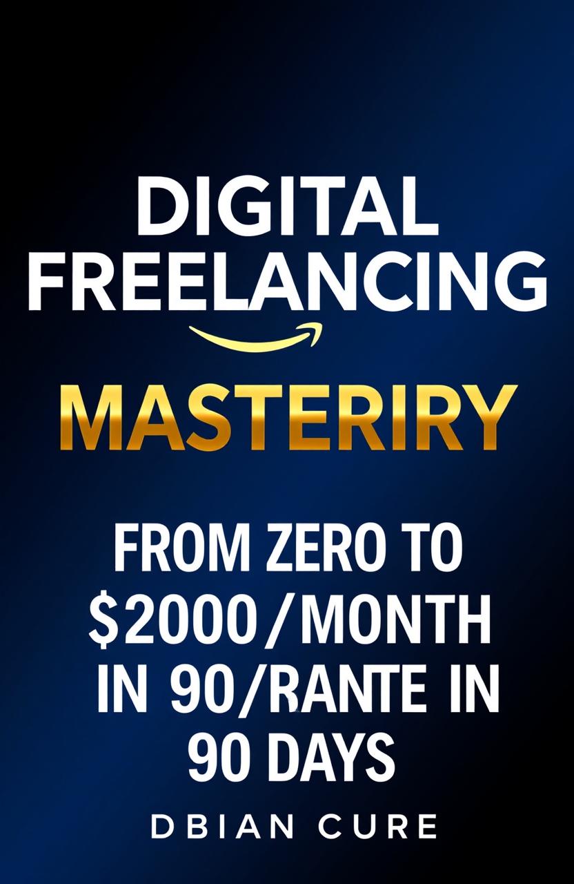 A striking digital graphic for a freelance mastery course