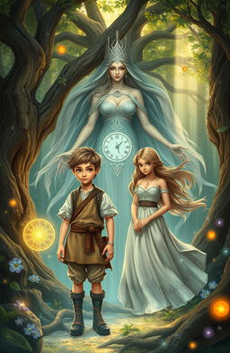 A peasant boy dreaming of becoming a powerful magus alongside his childhood lover and a stunning Goddess of Time