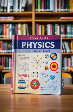 A beautifully designed textbook on physics, featuring sections on thermodynamics, optics, and gas theory