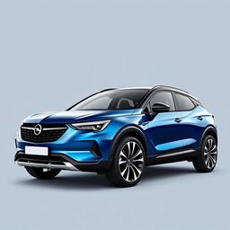 An Opel coupe-SUV named 'Mistral', designed stylishly with a Vizor nose design, inspired by the Peugeot e-3008 and built on the STLA Medium platform