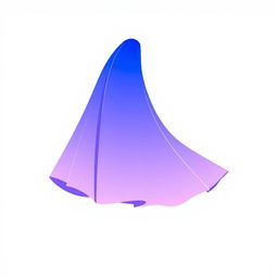 A stylish silhouette of a line skirt, featuring a smooth and flowing design