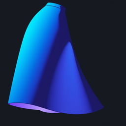A stylish silhouette of a line skirt, featuring a smooth and flowing design