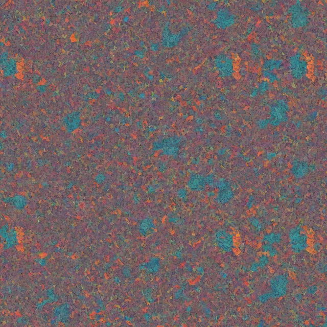 Enhance the previous image with more elements of chaos, mismatching colors excessively, overly complex patterns, distorted figures and messier, more haphazard lines