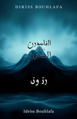 A book cover for the novel titled 'صراخ الصمت' (The Scream of Silence) by Idriss Bouhlafa