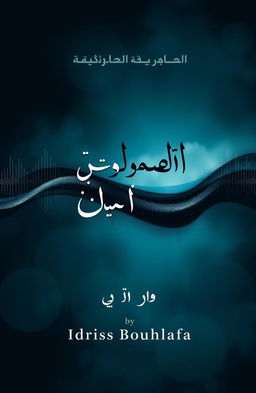 A book cover for the novel titled 'صراخ الصمت' (The Scream of Silence) by Idriss Bouhlafa