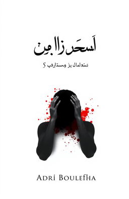 The cover design for the book titled 'صراخ الصمت' (The Screaming Silence) by the author ادري بولحفة (Adri Boulefha)