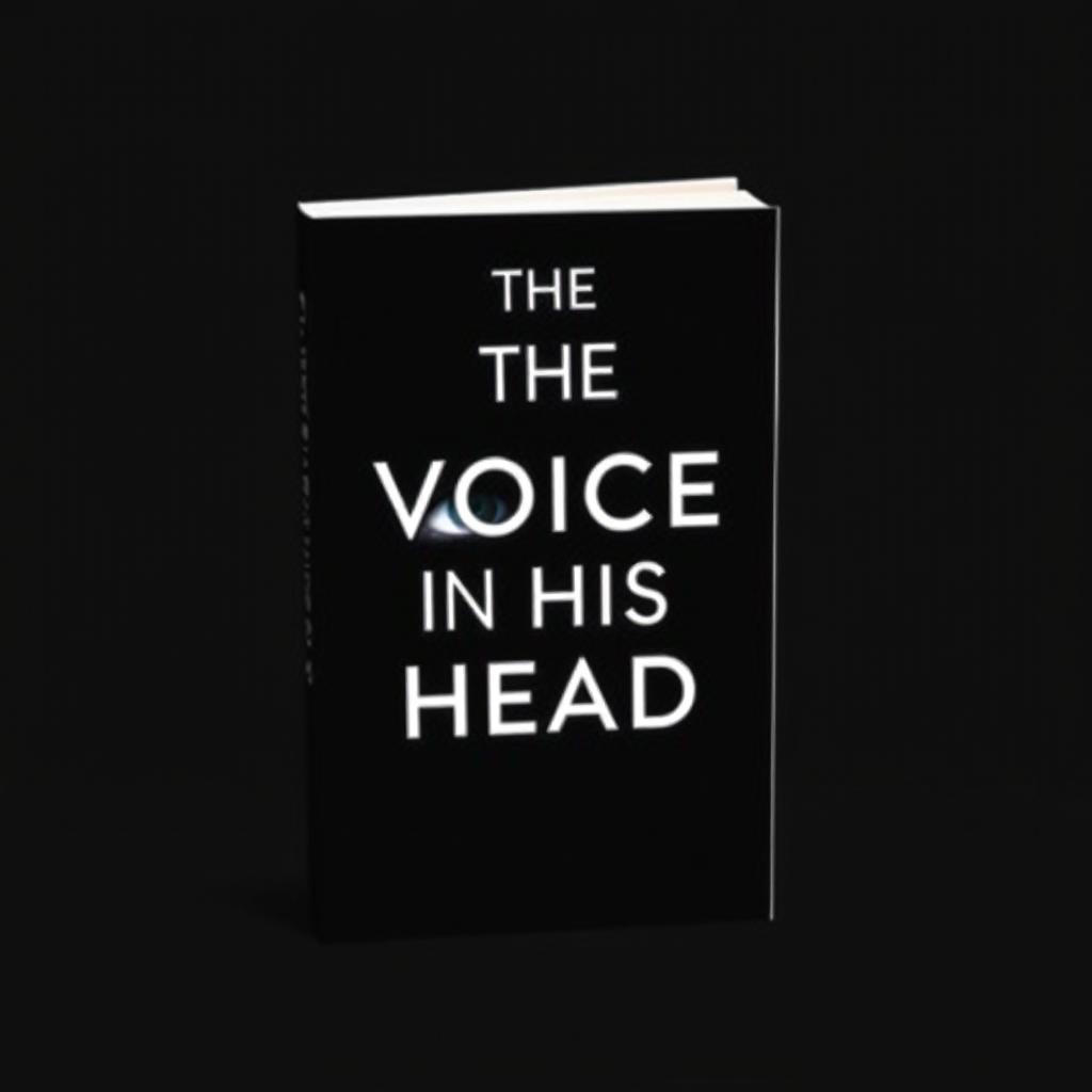 A book cover featuring the title 'The Voice in His Head' prominently displayed