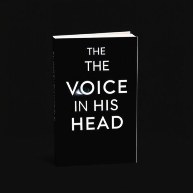 A book cover featuring the title 'The Voice in His Head' prominently displayed