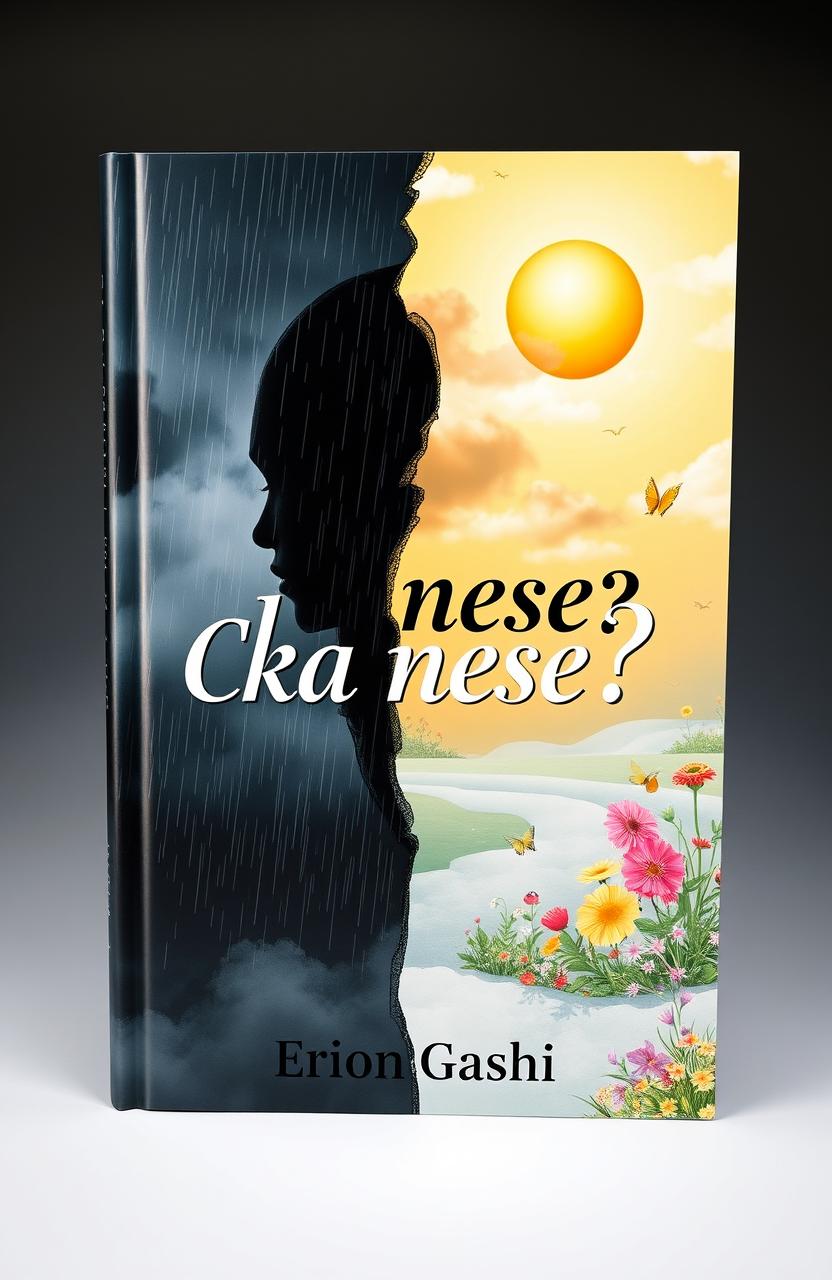 A captivating book cover for the title 'Cka nese?' by author Erion Gashi